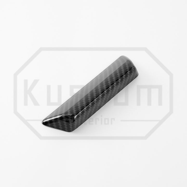 2022+ Chevrolet Silverado Under-Screen Dash Trim Strips - Hydro-Dipped Carbon Fiber