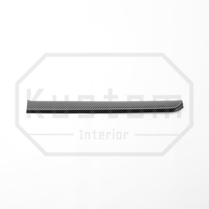 2022+ Chevrolet Silverado Center Dash Trim Strips - Hydro-Dipped Carbon Fiber