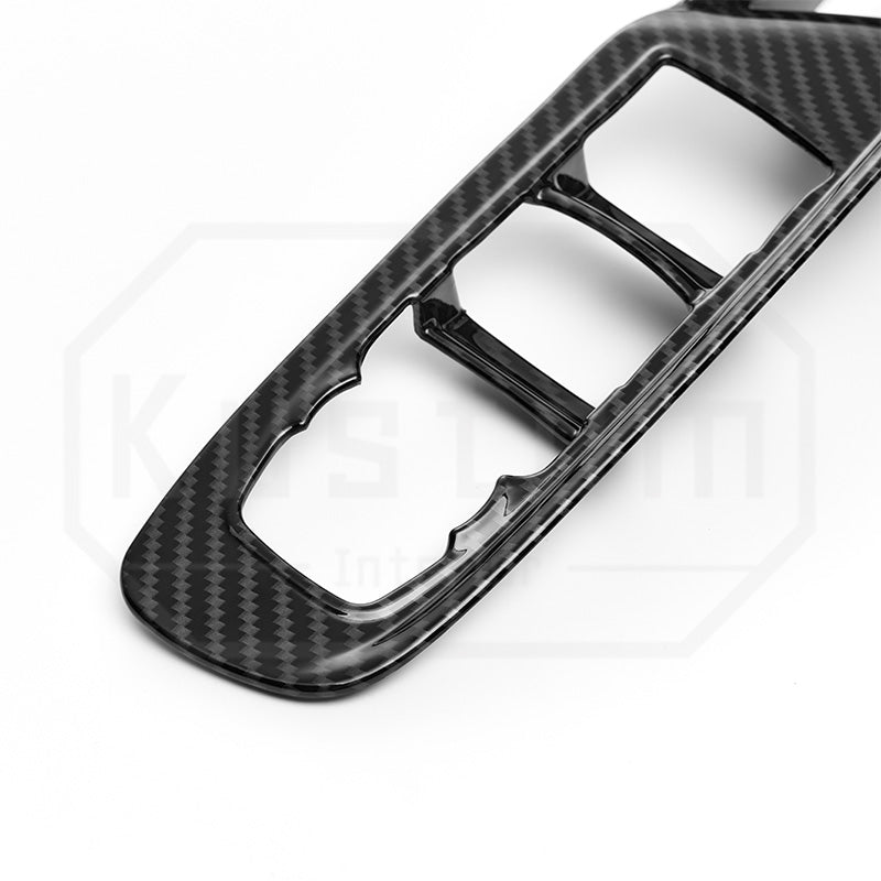 Corvette C8 Window Switch Panel Trim - Hydro-Dipped Carbon Fiber