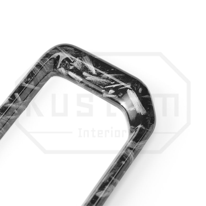 Ford Mustang S650 Center Console Air Vent Trim - Hydro Dipped Forged Carbon Fiber