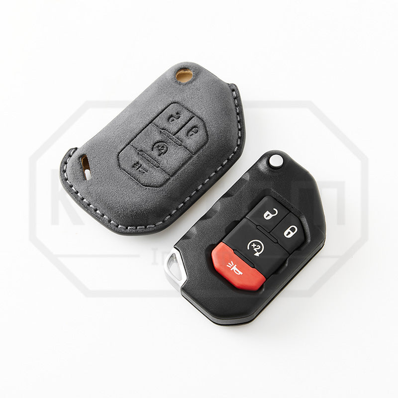 2018-25 Jeep Wrangler Alcantara Key Fob Case