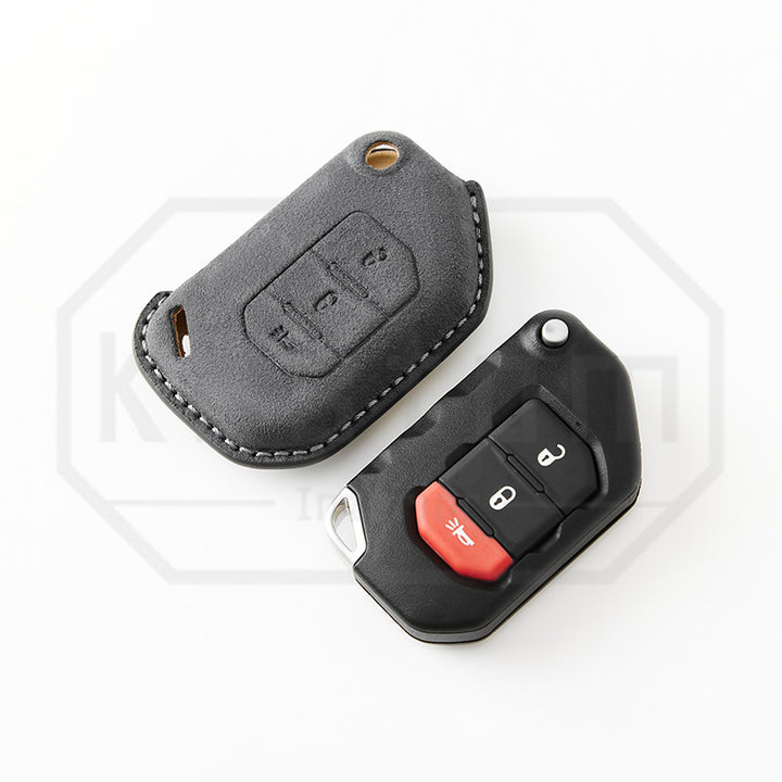 2018-25 Jeep Wrangler Alcantara Key Fob Case