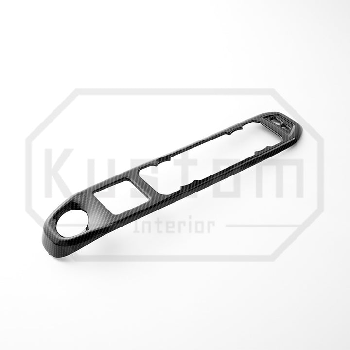2022+ Chevrolet Silverado Climate Control Panel Trim - Hydro-Dipped Carbon Fiber