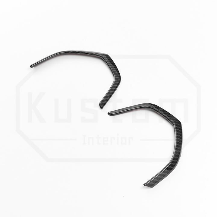 Corvette C8 Digital Cluster Dash Trim - Hydro-Dipped Carbon Fiber
