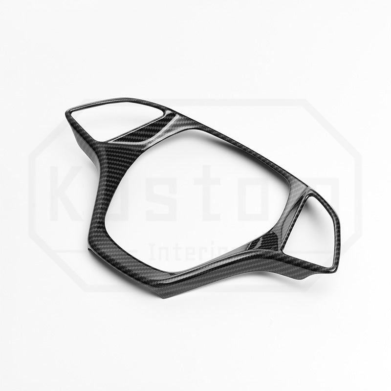 2014-19 Corvette C7 Steering Wheel Trim - Hydro-Dipped Carbon Fiber