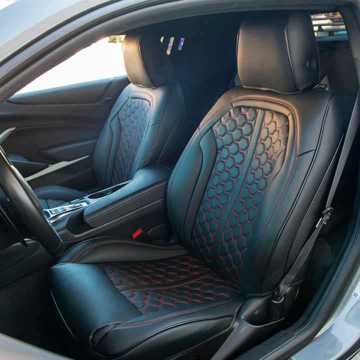 6th Gen Camaro Convertible Custom Leather Seat Covers