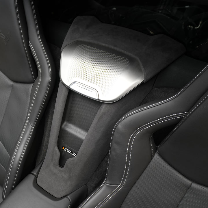 Corvette C8 Suede Leather Waterfall Upper Speaker Trim Cover