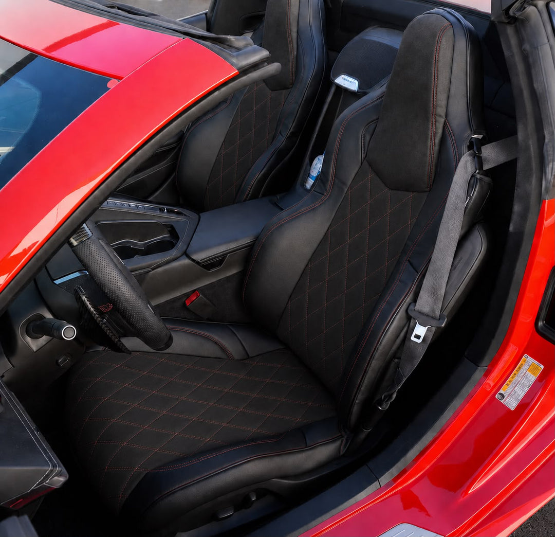 Corvette C8 GT1 Leather Seat Cover (Custom Order)
