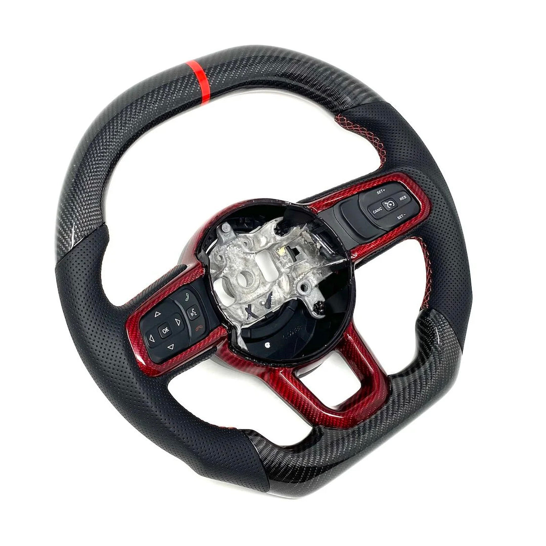 Jeep Wrangler Carbon Fiber Steering Wheel (Custom Order)