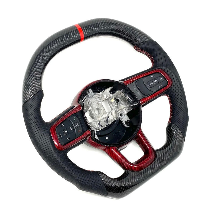 Jeep Wrangler Carbon Fiber Steering Wheel (Custom Order)