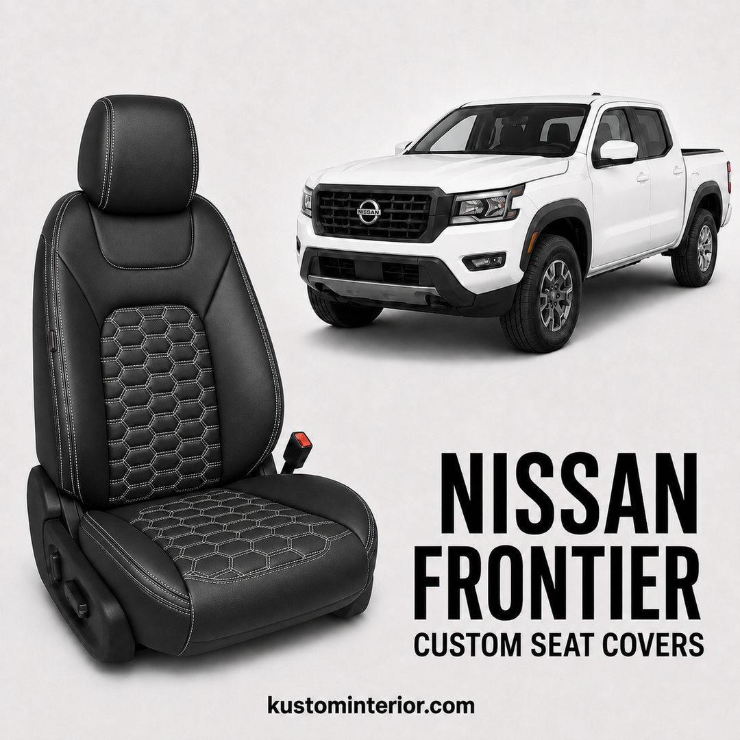2022-26 Nissan Frontier Premium Custom Leather Seat Covers