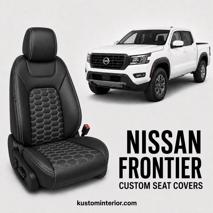 2022-26 Nissan Frontier Premium Custom Leather Seat Covers