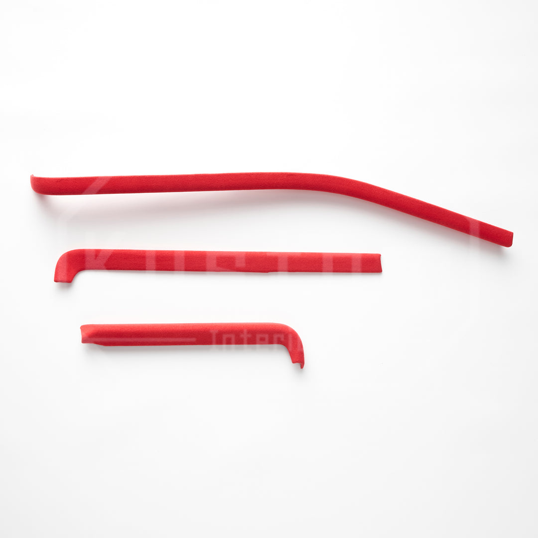 Corvette C8 Suede Leather Dash Air Vent Trim