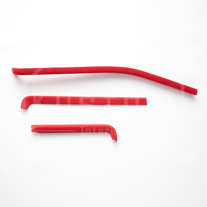 Corvette C8 Suede Leather Dash Air Vent Trim