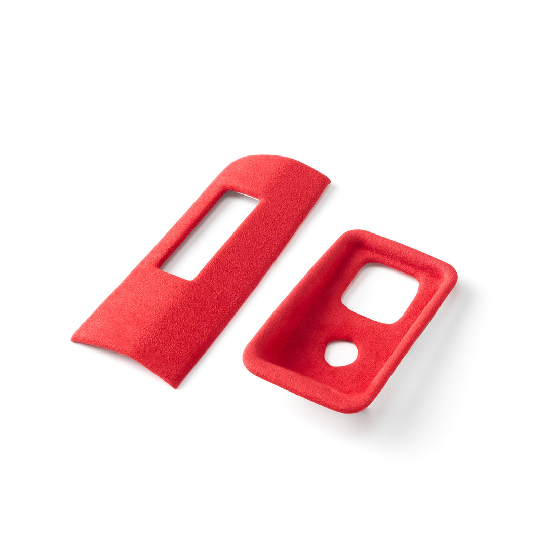 Corvette C8 Suede Leather Left Side Card Slot & Hand Brake Swtich Trim Cover