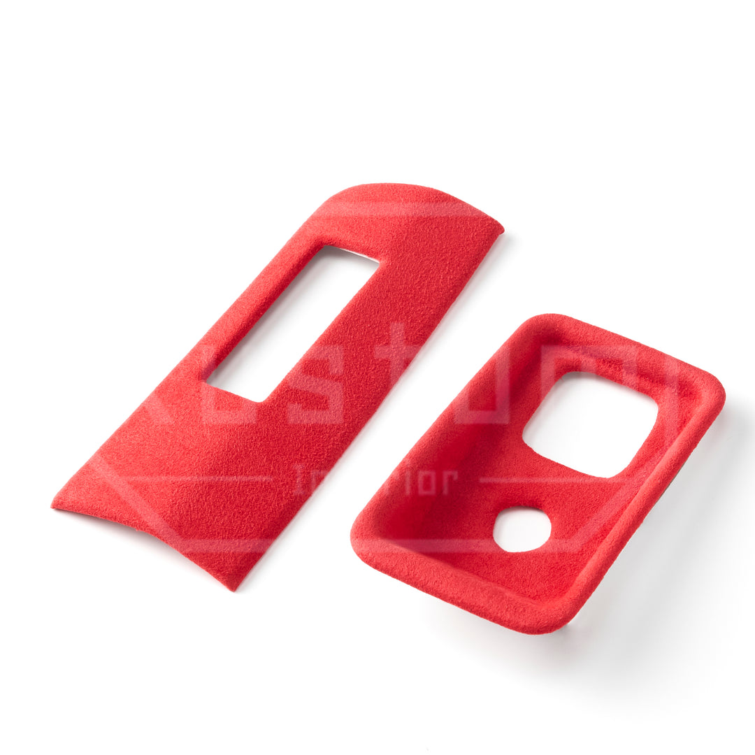 Corvette C8 Suede Leather Left Side Card Slot & Hand Brake Swtich Trim Cover