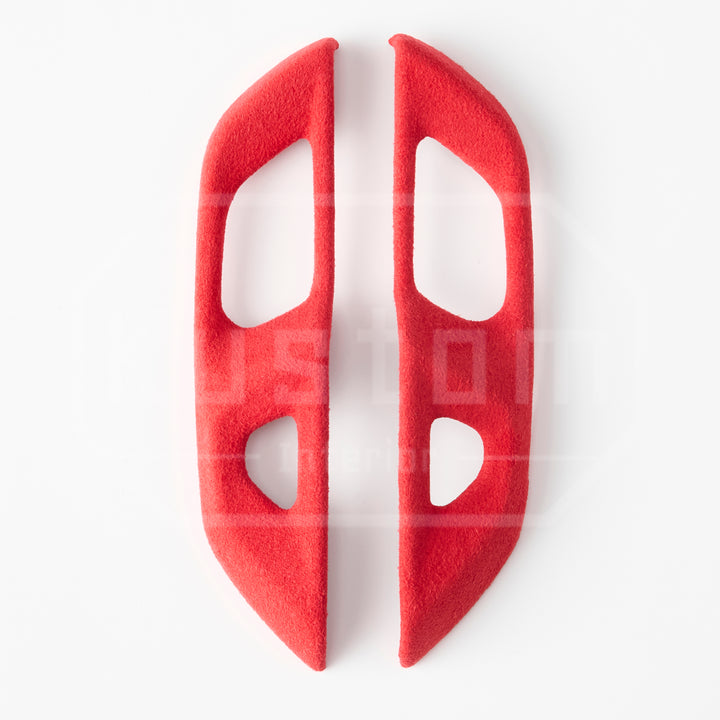 Corvette C8 Suede Leather Door Handle & Lock Switch Trim Cover