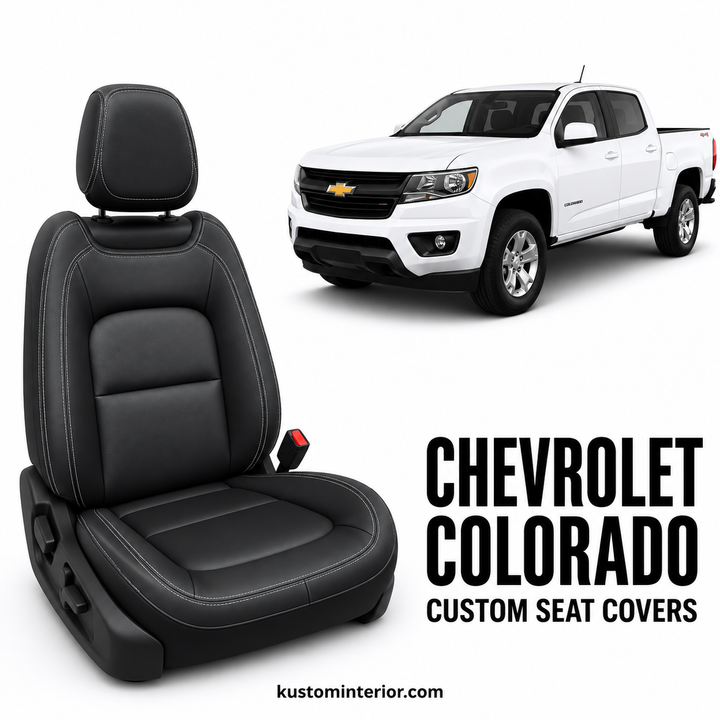 2015-22 Chevrolet Colorado Premium Custom Leather Seat Covers