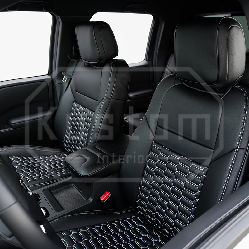 2022-26 Nissan Frontier Premium Custom Leather Seat Covers