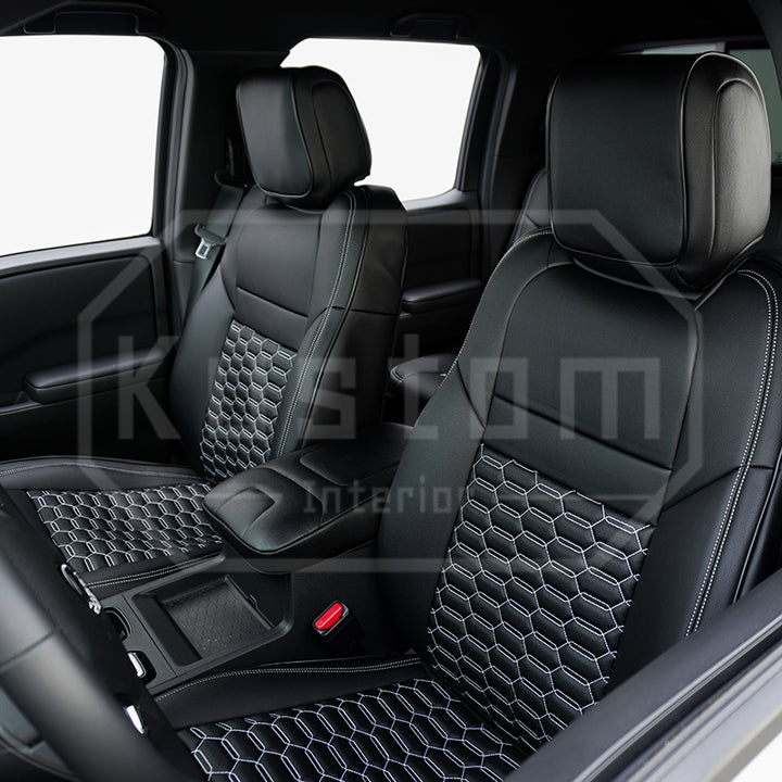2022-26 Nissan Frontier Premium Custom Leather Seat Covers