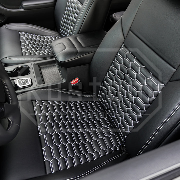 2022-26 Nissan Frontier Premium Custom Leather Seat Covers