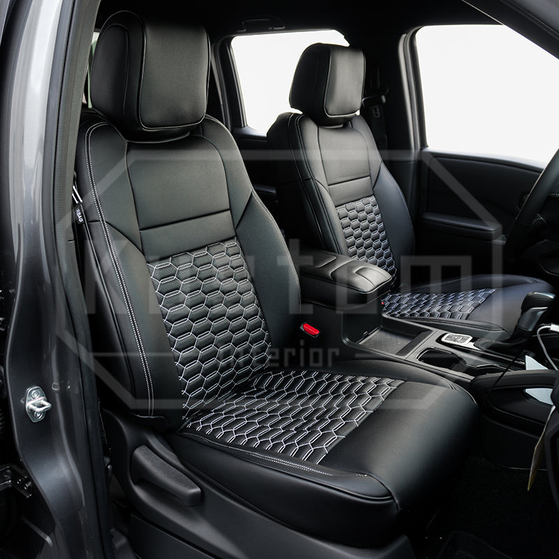 2022-26 Nissan Frontier Premium Custom Leather Seat Covers