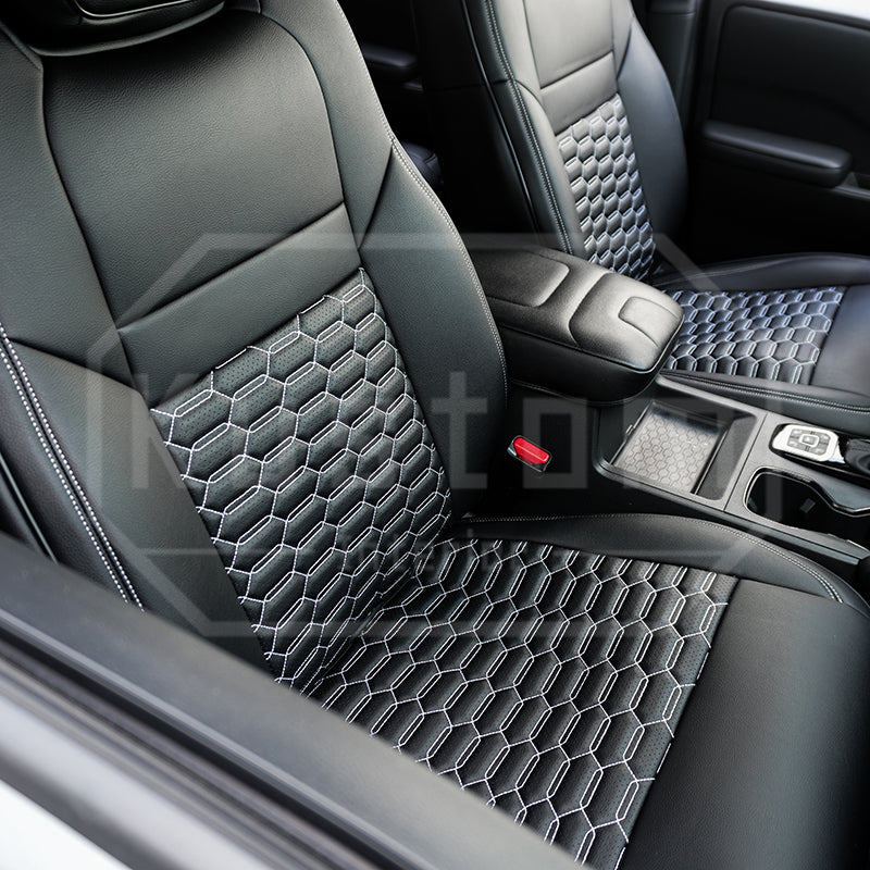 2022-26 Nissan Frontier Premium Custom Leather Seat Covers