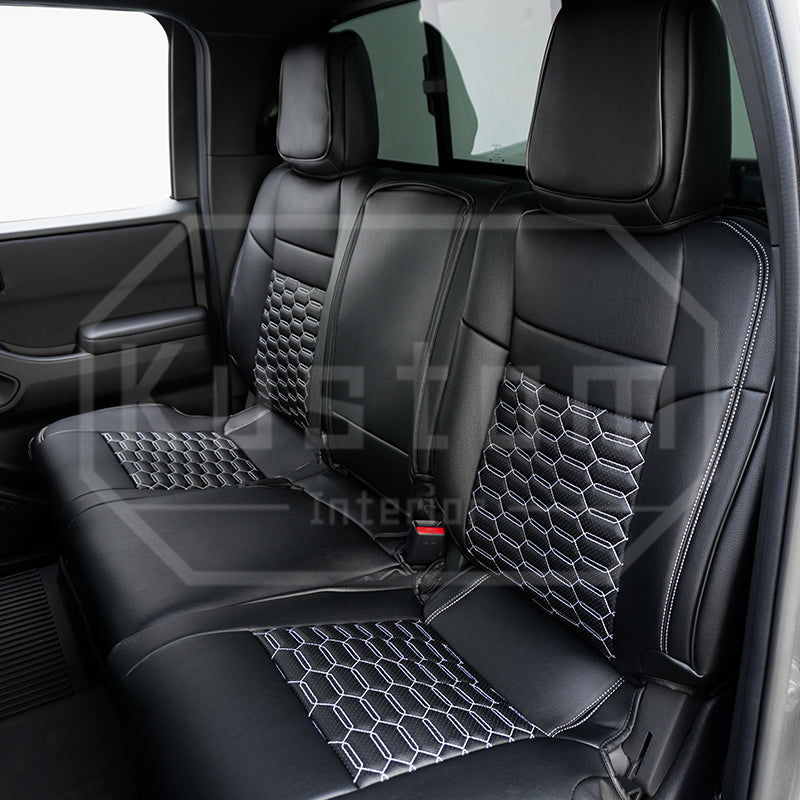 2022-26 Nissan Frontier Premium Custom Leather Seat Covers