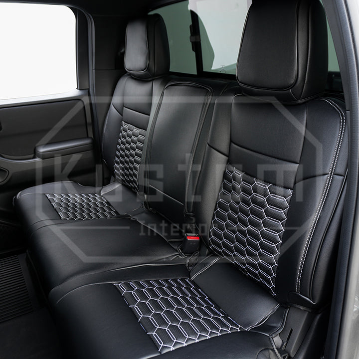 2022-26 Nissan Frontier Premium Custom Leather Seat Covers
