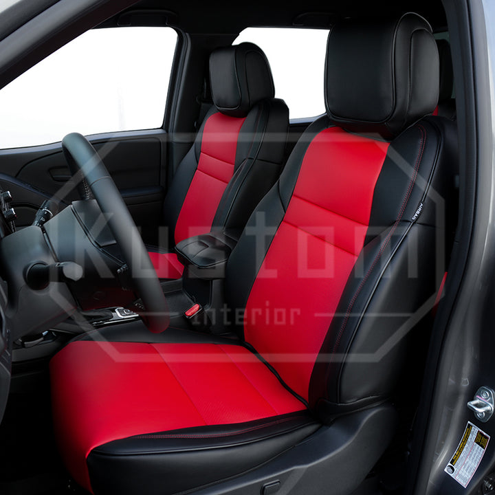 2022-26 Nissan Frontier Premium Custom Leather Seat Covers