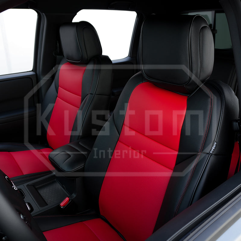 2022-26 Nissan Frontier Premium Custom Leather Seat Covers