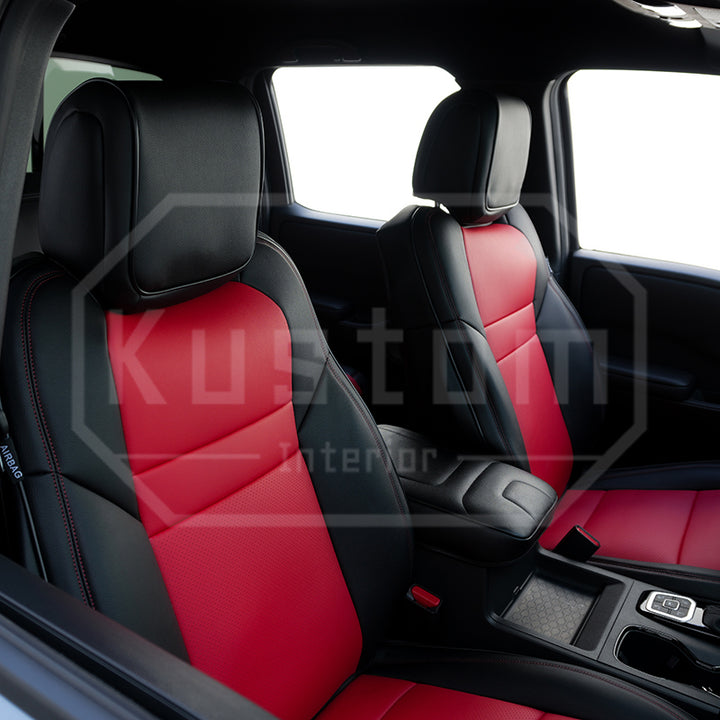 2022-26 Nissan Frontier Premium Custom Leather Seat Covers
