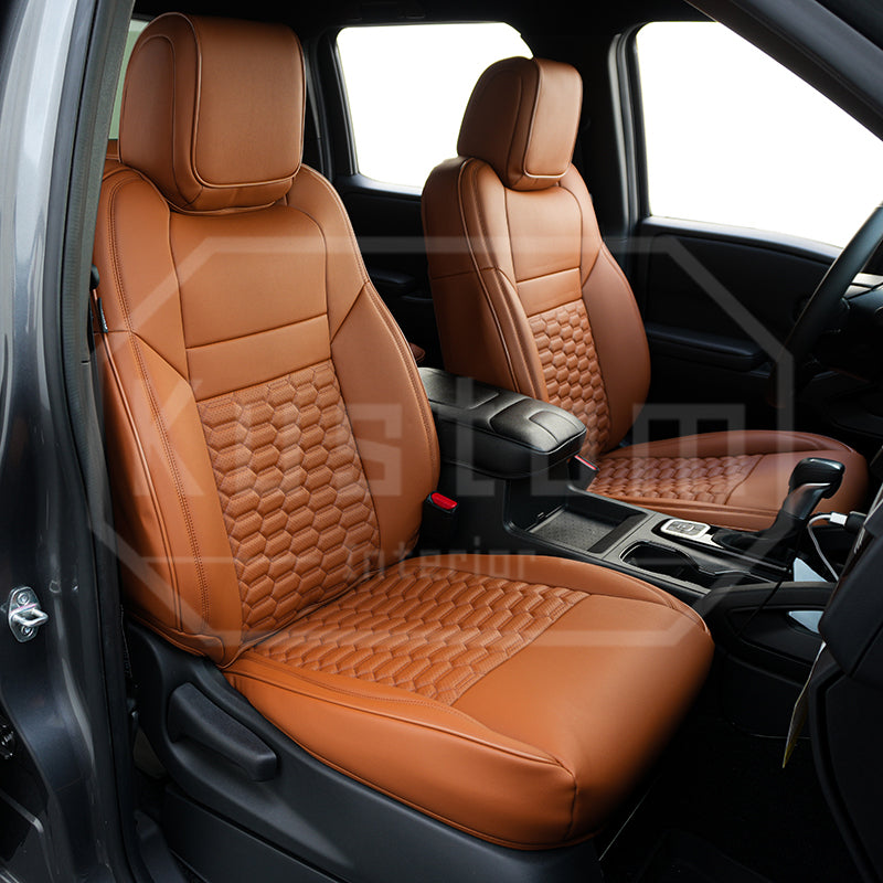 2022-26 Nissan Frontier Premium Custom Leather Seat Covers