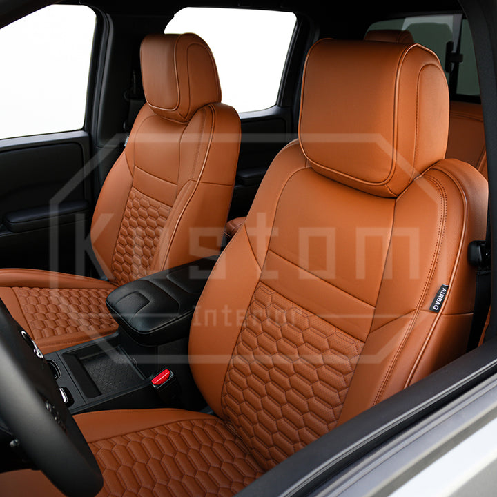 2022-26 Nissan Frontier Premium Custom Leather Seat Covers