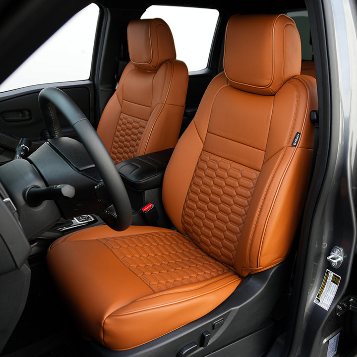 2022-26 Nissan Frontier Premium Custom Leather Seat Covers