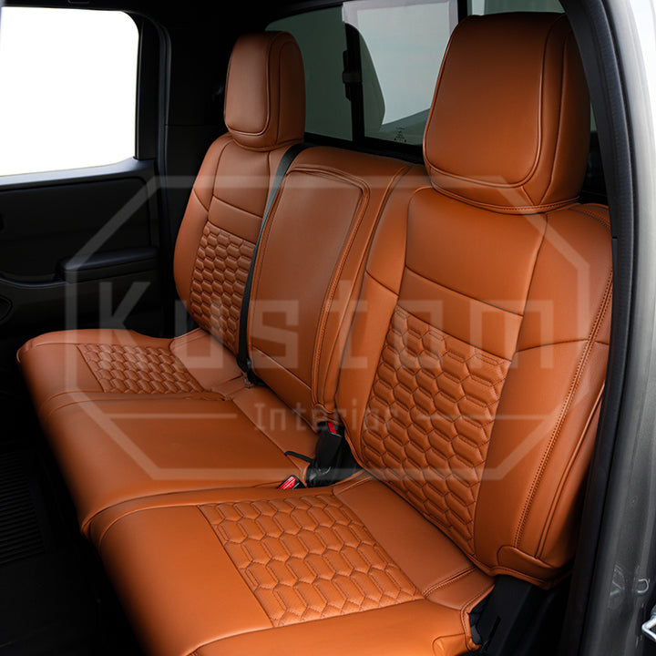 2022-26 Nissan Frontier Premium Custom Leather Seat Covers