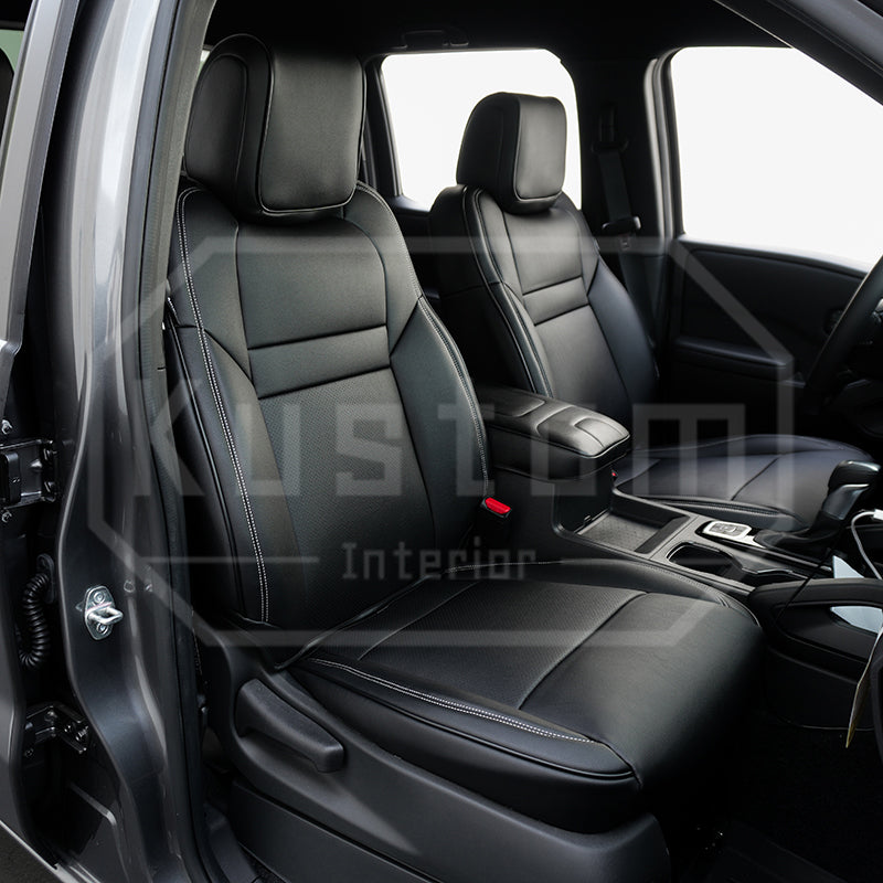 2022-26 Nissan Frontier Premium Custom Leather Seat Covers