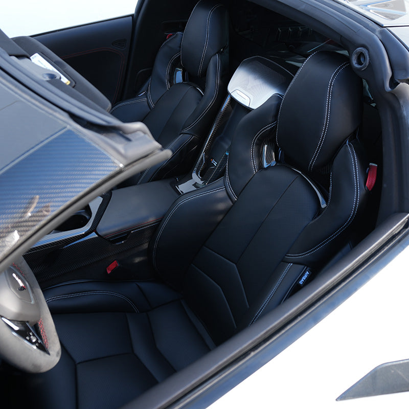 Corvette C8 Custom Leather GT2 Seat Cover (Custom Order)