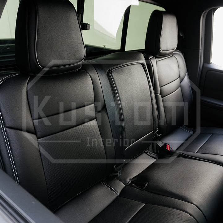 2022-26 Nissan Frontier Premium Custom Leather Seat Covers