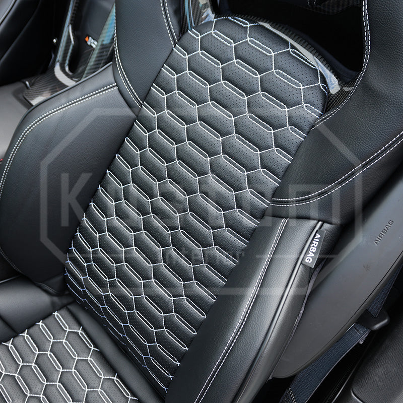 Corvette C8 Custom Leather GT2 Seat Cover (Custom Order)