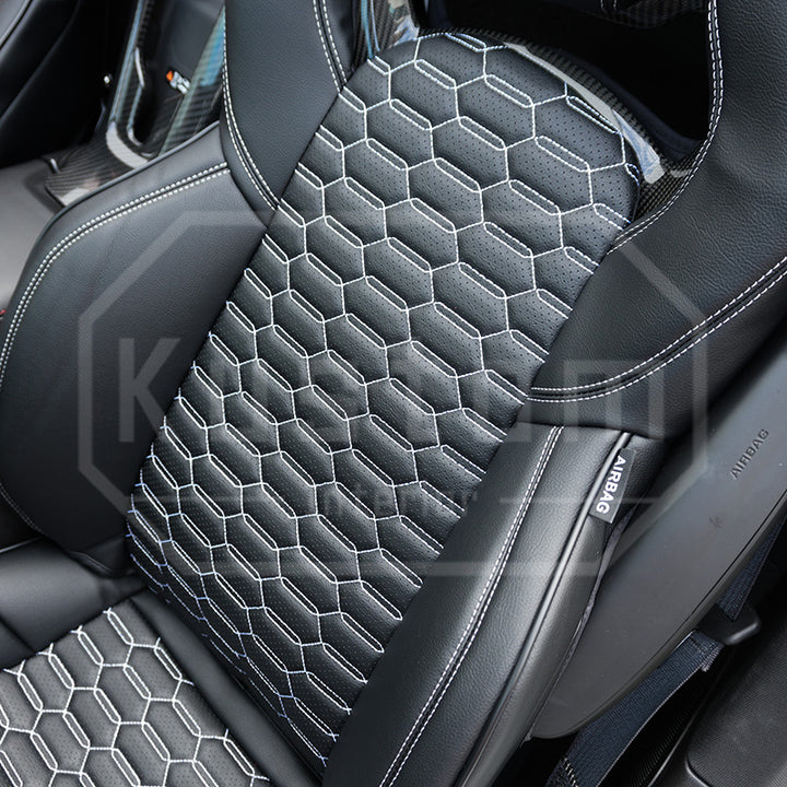 Corvette C8 Custom Leather GT2 Seat Cover (Custom Order)