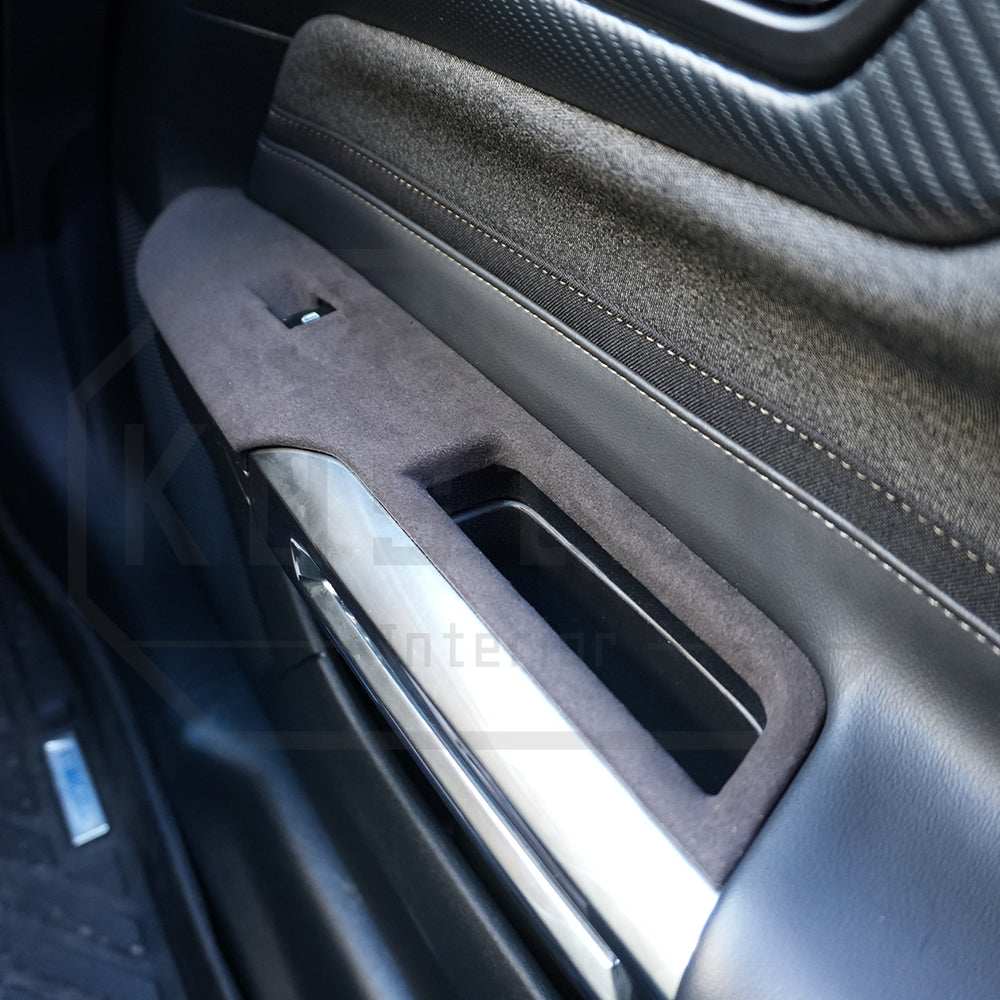 2024+ Ford Mustang Suede Leather Window Switch Panel Trim