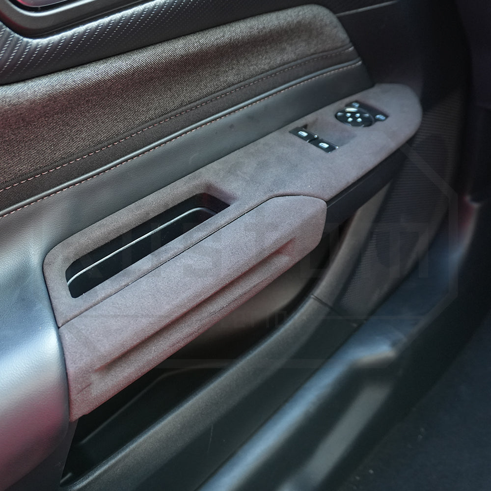 2024+ Ford Mustang S650 Suede Leather Door Handle Trim