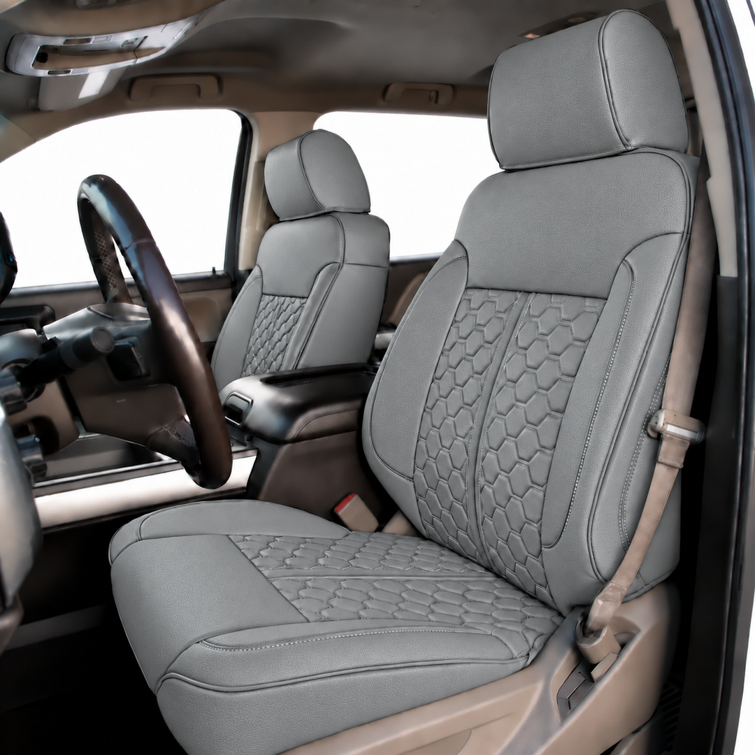 2014-18 Chevrolet Silverado Custom Leather Seat Covers (Custom Order)