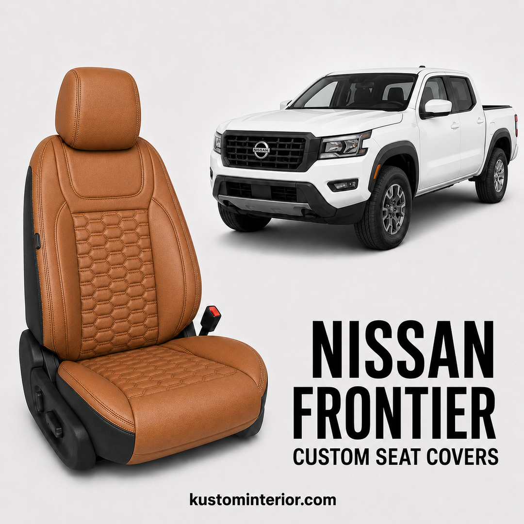 2022-26 Nissan Frontier Premium Custom Leather Seat Covers