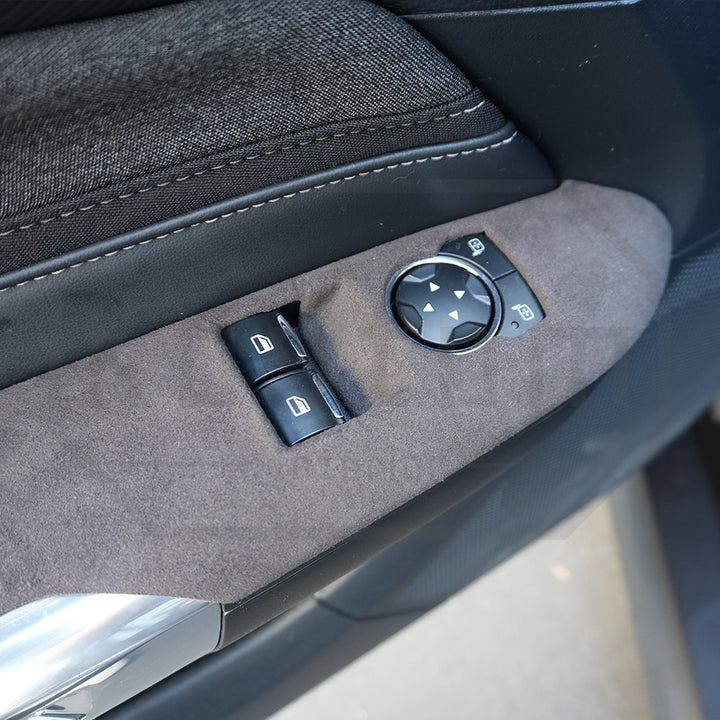2024+ Ford Mustang Suede Leather Window Switch Panel Trim