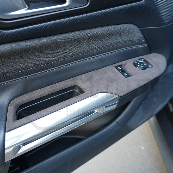 2024+ Ford Mustang Suede Leather Window Switch Panel Trim