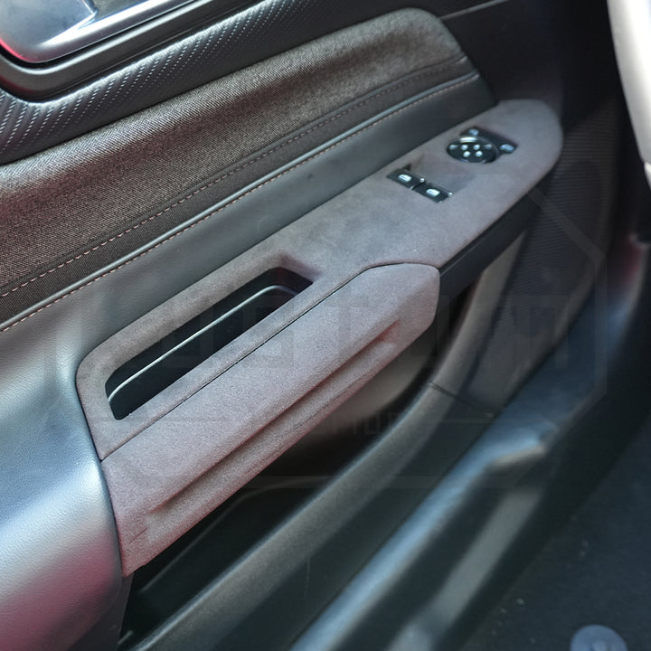 2024+ Ford Mustang Suede Leather Window Switch Panel Trim