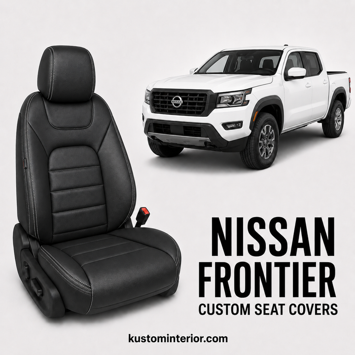 2022-26 Nissan Frontier Premium Custom Leather Seat Covers