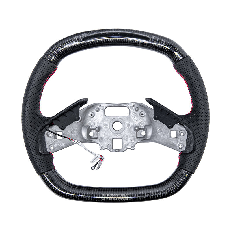 Corvette C8 LED Digital Display Carbon Fiber Steering Wheel